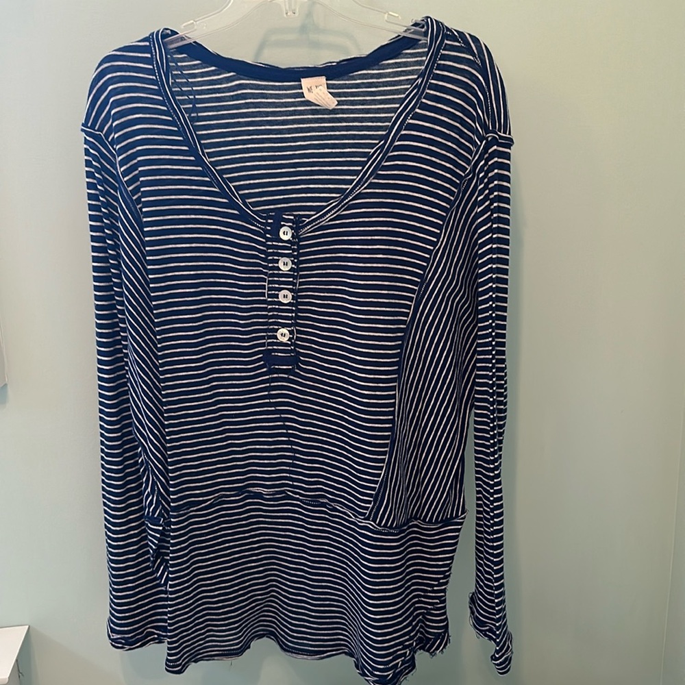 Free People Striped Shirt